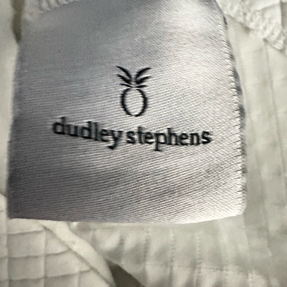 Dudley Stephens White Waffle P’town Sweatshirt with American Flag - Picture 8 of 9